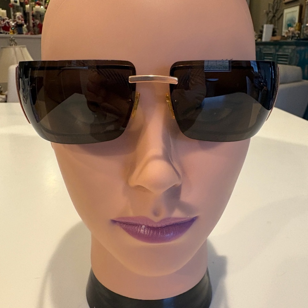 Vintage Versace MOD. 2027 1070/73 tortoise shell, rimless